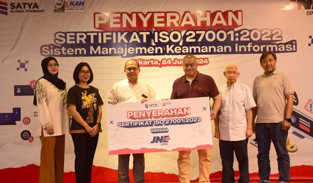 JNE Raih Sertifikasi ISO