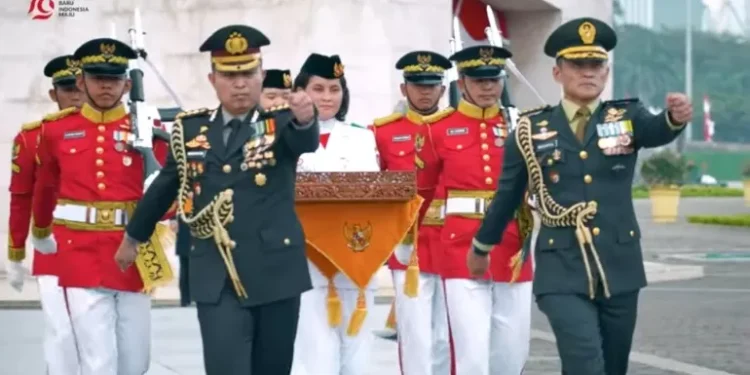 Duplikat bendera pusaka dan salinan naskah teks proklamasi Meluncur ke IKN