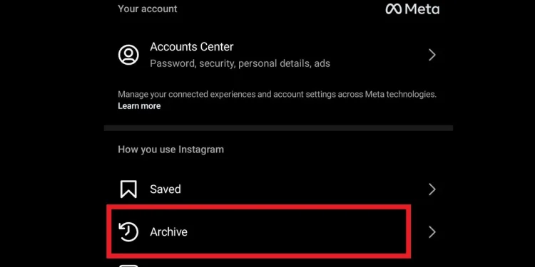arsip instagram hilang