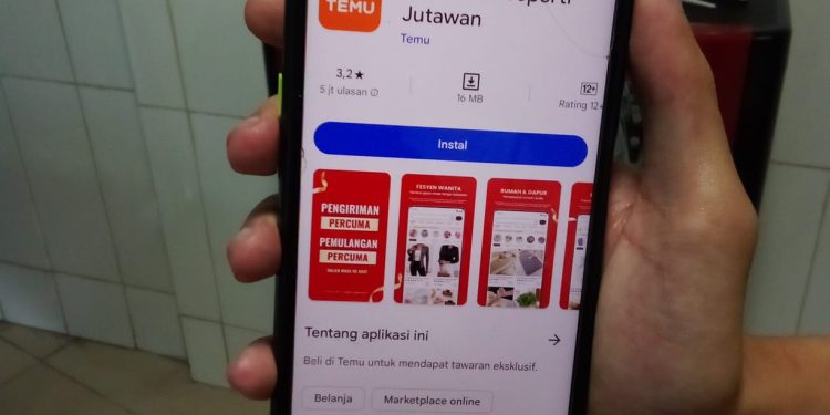 Aplikasi Temu Playstore