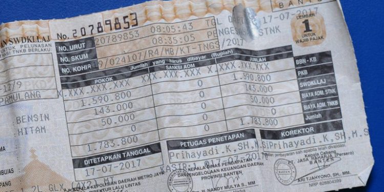 Jakarta pajak kendaraan