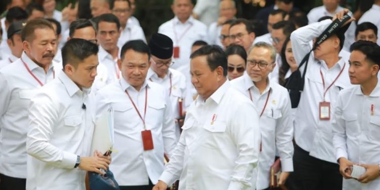 Prabowo kabinet Merah Putih luar negeri