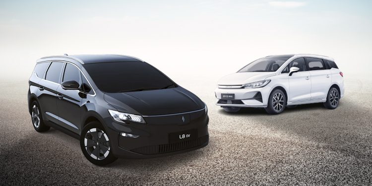 Aletra L8 EV vs BYD M6 1