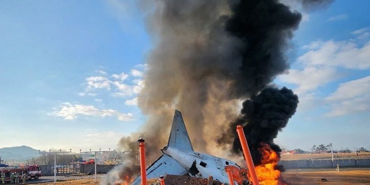 pesawat jeju air jatuh