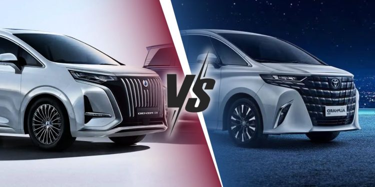 Denza D9 vs Toyota Alphard