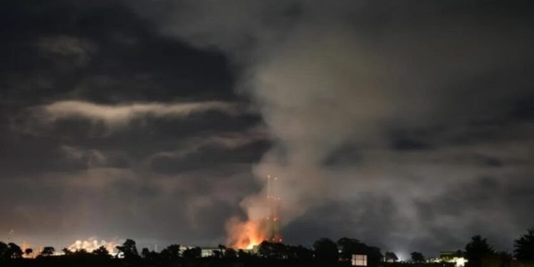 kebakaran pabrik baterai